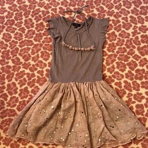 Imoga girls Vivian dress with coordinating necklace